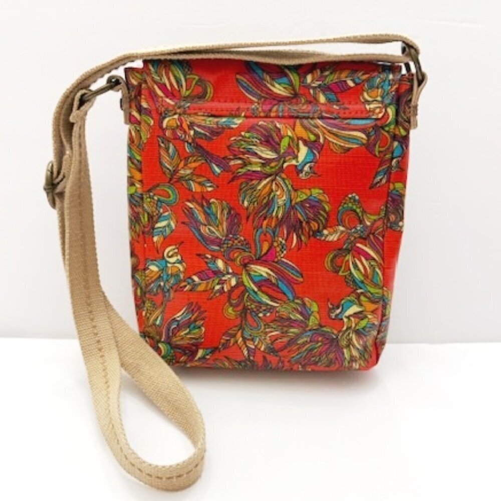 Sakroots Artist Circle Small Flap Messenger Crossbody Bag Purse Multi-Color - Picture 3 of 6